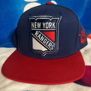 NWOT Mitchell & Ness New York Rangers NHL snapback hat